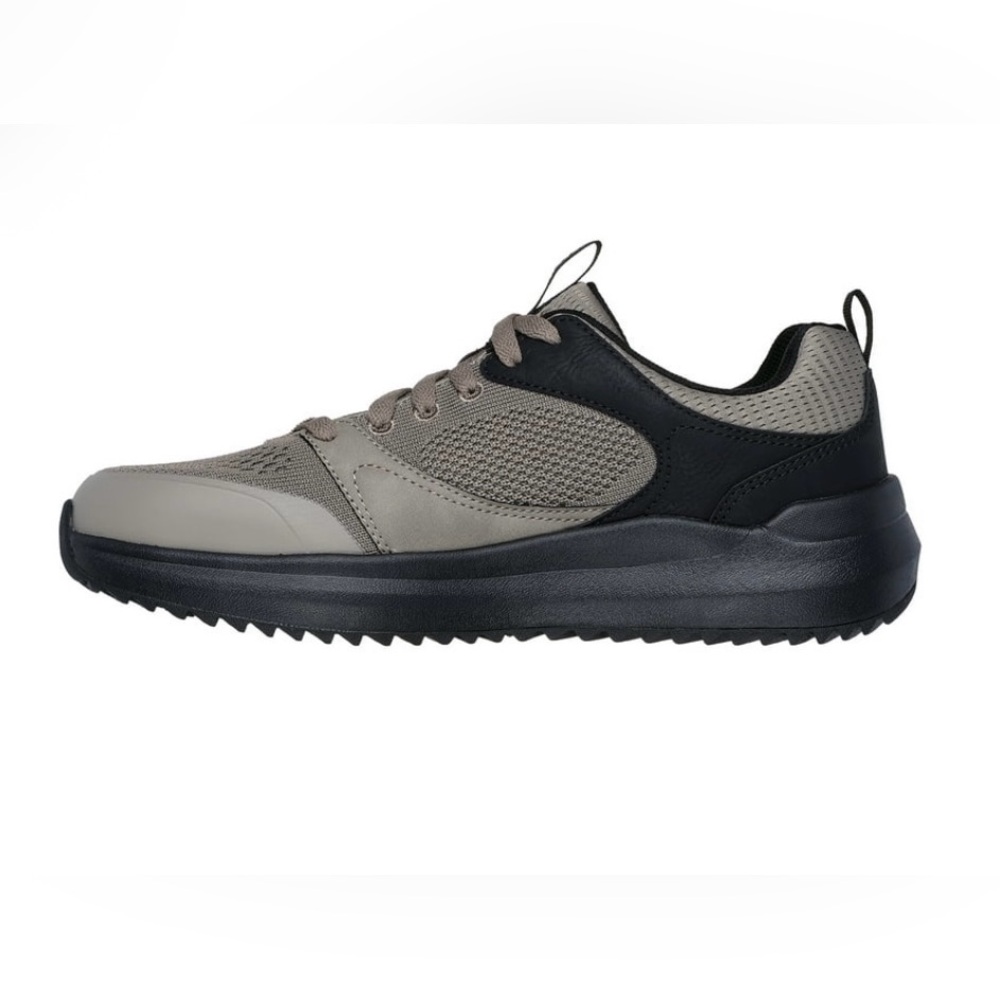 NIB/NWT Men’s Skechers Black and Taupe Walking Sneakers. - Picture 3 of 16